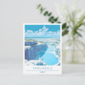 Pamukkale Türkei Travel Postkarte (Stehend Vorderseite)