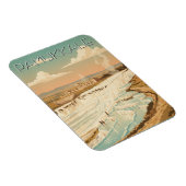 Pamukkale Turkey Travel Postcard Magnet (Rechte Seite)