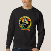 PAN-AFRICAN-ALLIANCE Africa Jah Rastafari Sweater  Sweatshirt (Vorderseite)