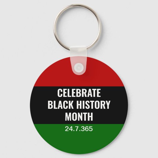Pan African Black History Monat Schlüsselanhänger (Vorderseite)