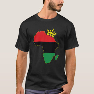 Pan African Continent Black History Month African T-Shirt