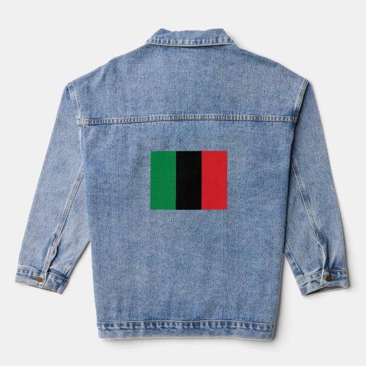 Pan African Denim Jacket Jeansjacke (Rückseite)