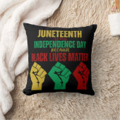 Pan-African Fist Pillow Kissen (Decke)