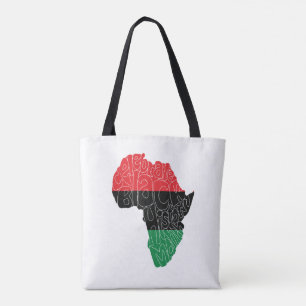 Pan African Flag Black History Montag Art Design Tasche