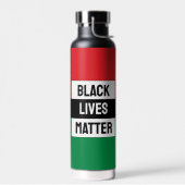 Pan African Flag, Black Lives Materie, Unia Symbol Trinkflasche (Links)