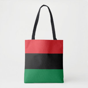 Pan African Flag & Gewerkschaft Symbol / Sportfan Tasche