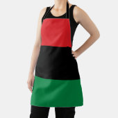 Pan African Flag, Happy Kwanzaa All-over Schürze (InSitu)