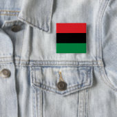 Pan African Flag, Happy Kwanzaa Button (Beispiel)