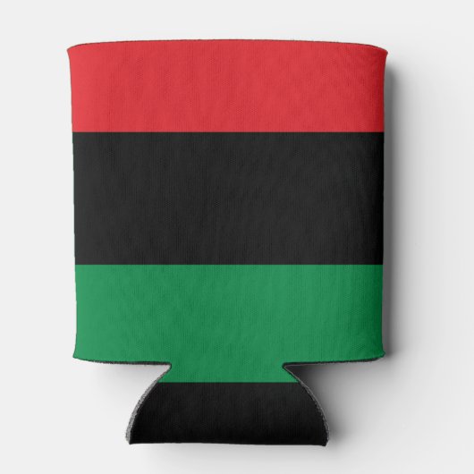 Pan African Flag, Happy Kwanzaa Dosenkühler (Rückseite)