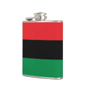 Pan African Flag, Happy Kwanzaa Flachmann (Links)