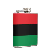 Pan African Flag, Happy Kwanzaa Flachmann (Rechts)