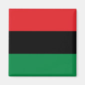 Pan African Flag, Happy Kwanzaa Magnet (Vorne)