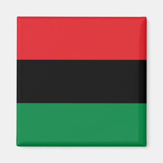 Pan African Flag, Happy Kwanzaa Magnet (Vorne)
