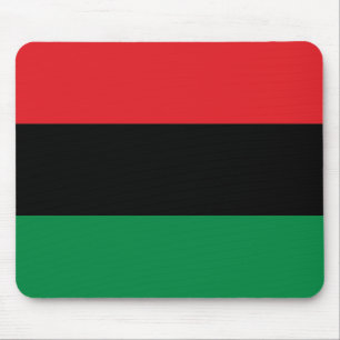 Pan African Flag, Happy Kwanzaa Mousepad