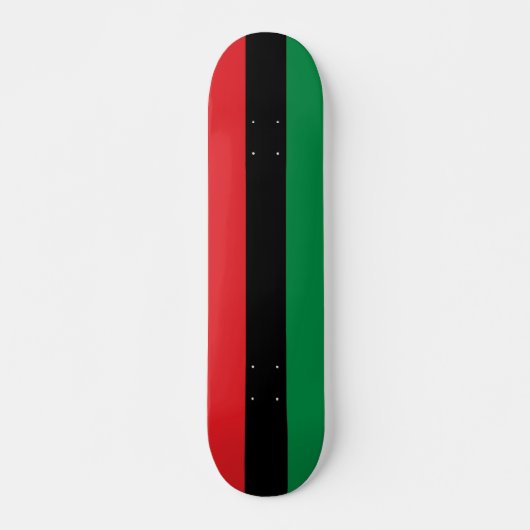Pan African Flag, Happy Kwanzaa Skateboard (Vorne)