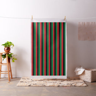 Pan African Flag, Happy Kwanzaa Stoff