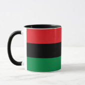 Pan African Flag, Happy Kwanzaa Tasse (Links)