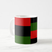 Pan African Flag Kaffeetasse (Vorderseite Links)