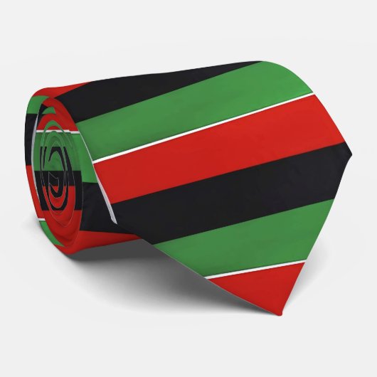 Pan African Flag Krawatte (Gerollt)
