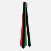 Pan African Flag Krawatte, Unia Flag Symbol / Kwan Krawatte (Vorderseite)