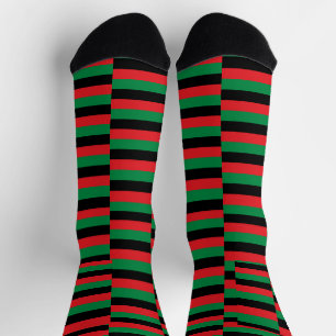 Pan African Flag Socks Socken