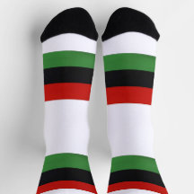Pan African Flag Socks