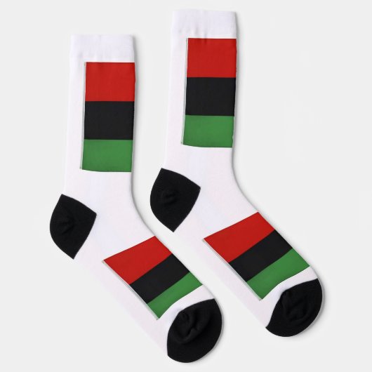Pan African Flag Socks Socken (Rechts)