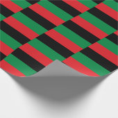 Pan African Flag & Unia Flag Symbol / Geschenkpapier (Ecke)