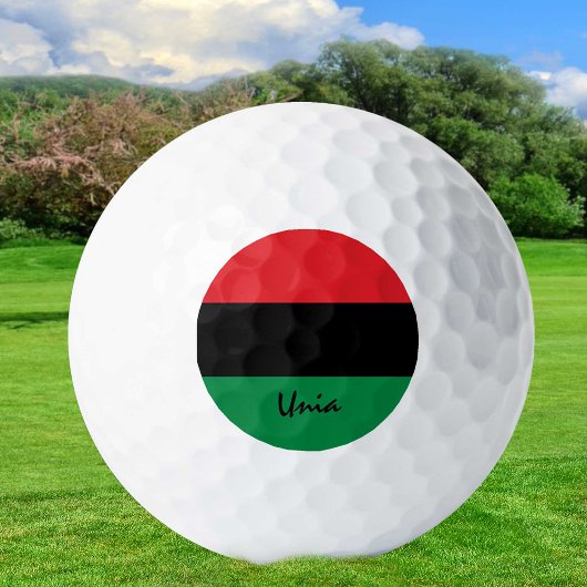 Pan African Flag & UNIA Golf / Golf Ball