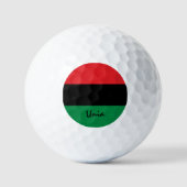 Pan African Flag & UNIA Golf / Golf Ball (Vorderseite)