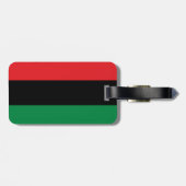 Pan African Flag & UNIA Symbol / Sport Fan Gepäckanhänger (Rückseite horizontal)