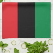 Pan African Flag & UNIA Symbol / Sport Fan Geschirrtuch (Gefaltet)