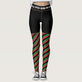 Pan African Flag & UNIA Symbol / Sport Fan Leggings (Vorderseite)