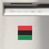 Pan African Flag & Unia Symbol / Sport Fan Magnet (In Situ (Geschirrspüler))