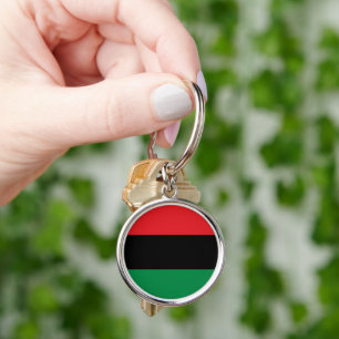 Pan African Flag & UNIA Symbol / Sport Fan Schlüsselanhänger