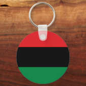 Pan African Flag & UNIA Symbol / Sport Fan Schlüsselanhänger (Rückseite)