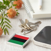 Pan African Flag & Unia Symbol / Sport Fan Schlüsselanhänger (Seite)