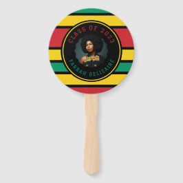 Pan African Foto Abschluss Fächer