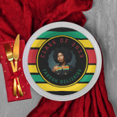 Pan African Foto Abschluss Pappteller