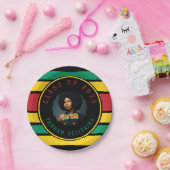 Pan African Foto Abschluss Pappteller (Party)