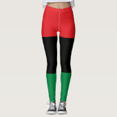 Pan African, Happy Kwanzaa Leggings (Vorderseite)