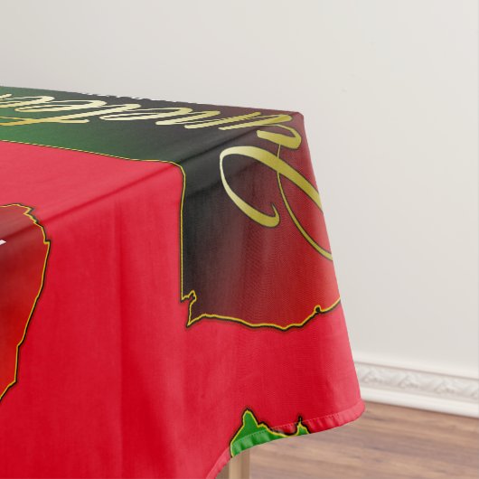 Pan African, Juneteent Tablecloth Tischdecke (Beispiel)