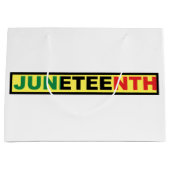 Pan African, Juneteente White Große Geschenktüte (Vorderseite)