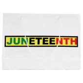 Pan African, Juneteente White Große Geschenktüte (Rückseite)