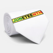 Pan African, Juneteente White Krawatte (Gerollt)