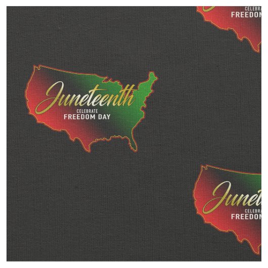 Pan African, Juneteenth Fabric Stoff (Nahaufnahme)