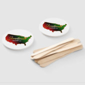 Pan African, Juneteenth Hand Fan Fächer (Non-assembled)