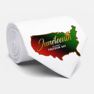 Pan African, Juneteenth Neck Tie Krawatte