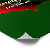 Pan African, Juneteenth Poster (Ecke)