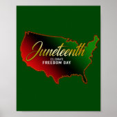 Pan African, Juneteenth Poster (Vorne)